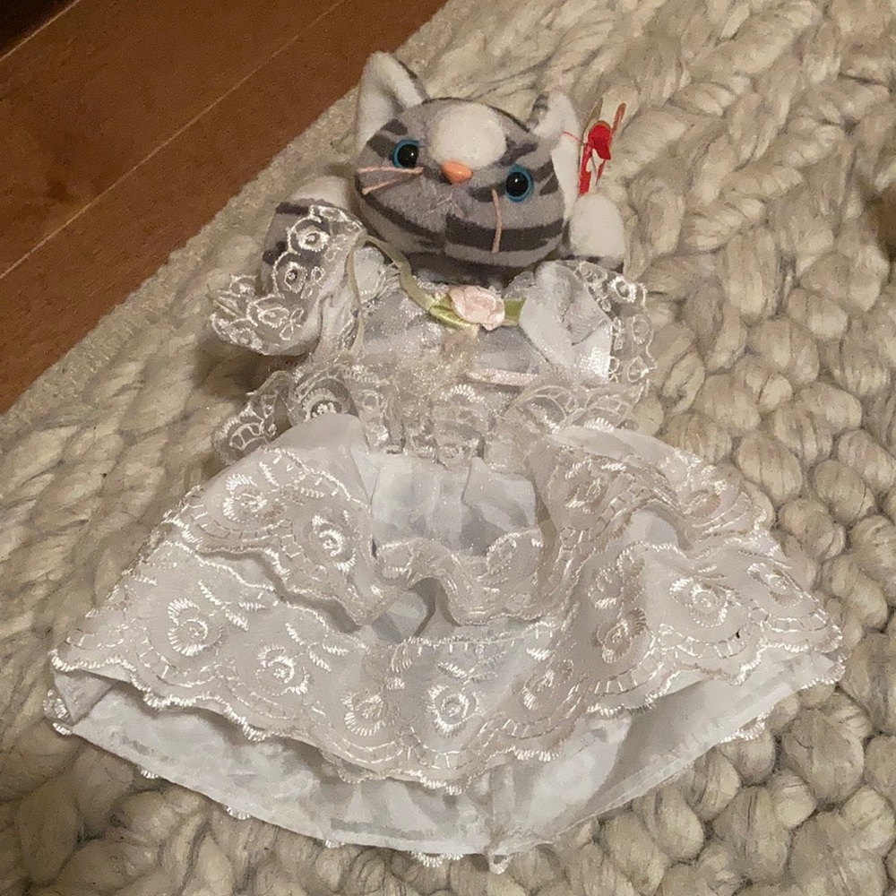 Prance- Ty beanie baby cat bride